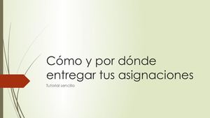Cómo Se Debe Entregar Tu Tarea En Edmodo