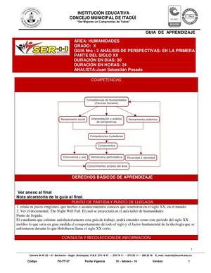 HUMANIDADES 10° GUIA N°2