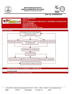 HUMANIDADES 10° GUIA N°6
