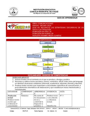 COMUNICACIONES 10° GUIA N°3