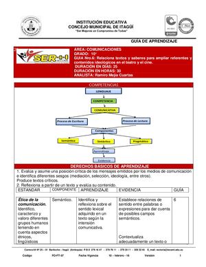 COMUNICACIONES 10° GUIA N°6