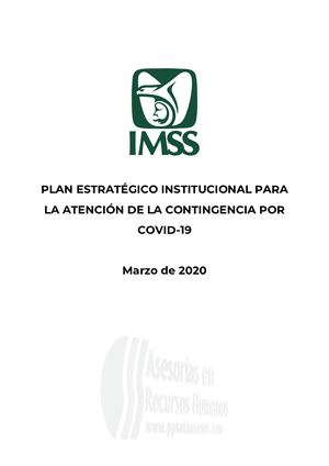 Plan Covid Imss 2020