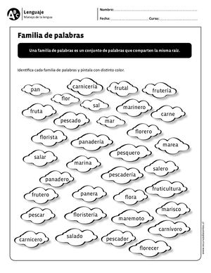 Lengua. Vocabulario