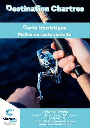 Carte touristique pour pêcher dans la Destination Chartres
