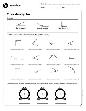 Tipos De ángulos
