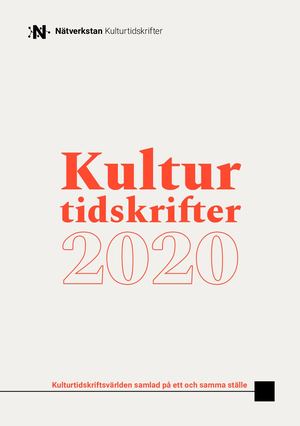 Nätverkstan Kulturtidskrifter 2020