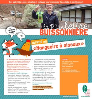 La Ptite Lettre Buissonnière 05 Mangeoire A Oiseaux