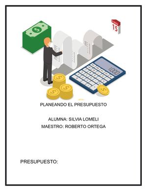 Actividad 4 Planeando El Presupuesto
