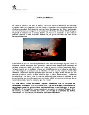 Cartilla Fuego