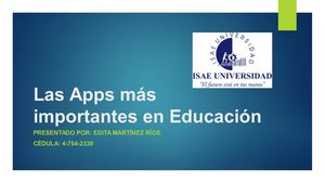 Las Apps Más Importantes En Educación