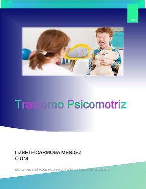 Revista trastorno motriz