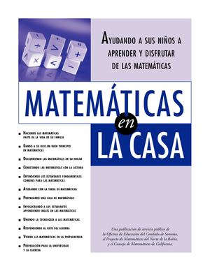 Matemáticas En Casa