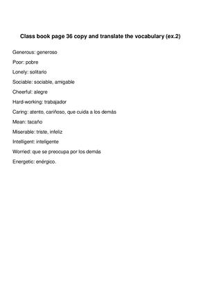 Corrección Inglés Día 26