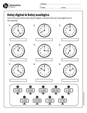 Reloj Digital Y Analógico
