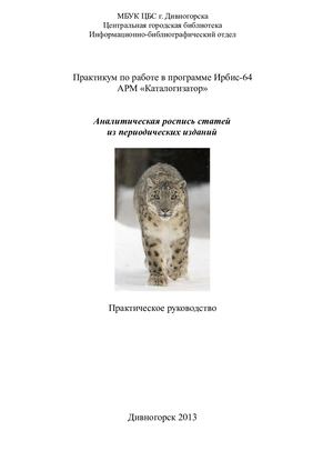 ирбис практикум