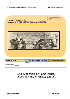 Trabajo Individual Realismo Y Naturalismo