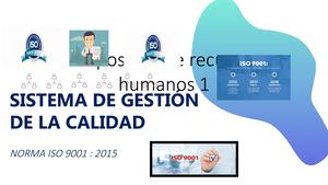 Sistema De Gestion Calidad (Norma Iso 9001 2015)