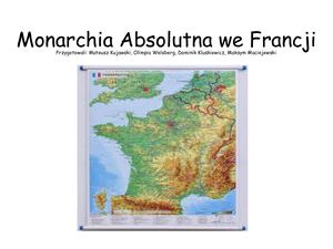 Monarhia absolutna we Francji