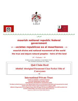 Deed For Property 9999 barker bey moorvilla cotopaxiI Colorado