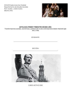 Antología Es Décimo Año Primer Trimestre