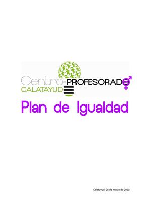Plan de Igualdad