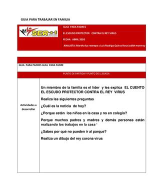 Guìa Para Padres De Familia