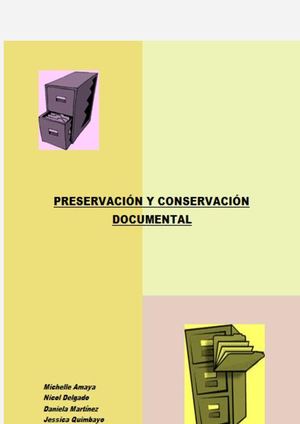 Preservación Y Conservación Documental