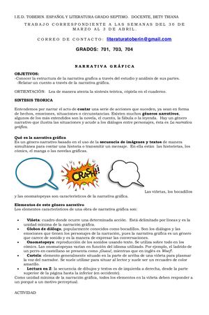 Talleres Mes De Abril Grado Septimo