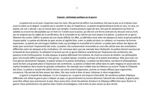 Anthologie Francais Lauriane Et Paul 2nd B