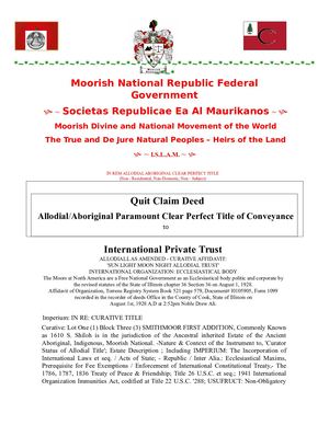 Allodial Title For Property At 1610 Shiloh