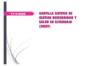 Cartilla Sistemageneral Deseguridad Y Salud En Eltrabajo Camaleo