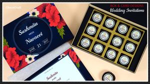 Choco Craft Wedding Invitation Box & Card Designs