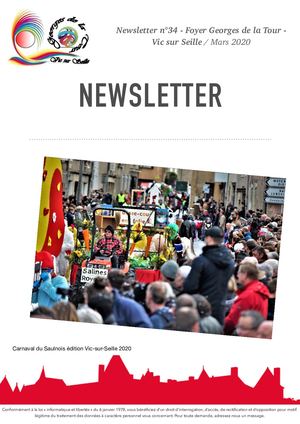 Newsletter Mars 2020