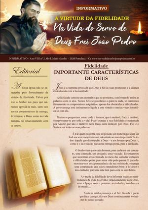 Informativo Frei João Pedro - Abril Maio Junho 2020