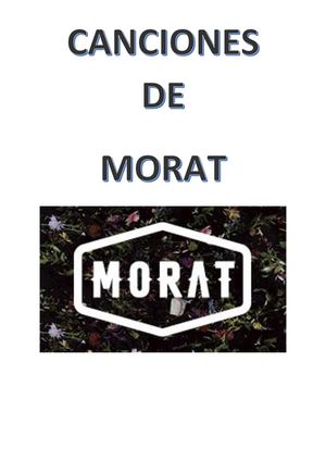 Canciones Morat