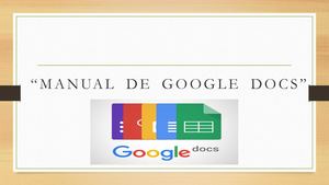 Manual De Google Docs