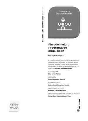 3º Ampliación Para Alumnado Que Da Matemáticas Tradicionales