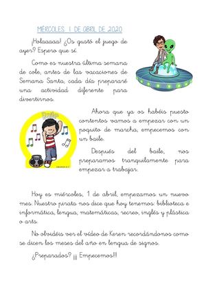 Tarea Miércoles 1 De Abril