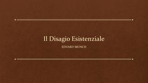 Il Disagio Esistenziale