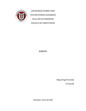 Ensayo Restaurante Dulce Tentacion 2020