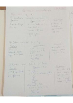 Corrección Matemáticas 6º Día 31
