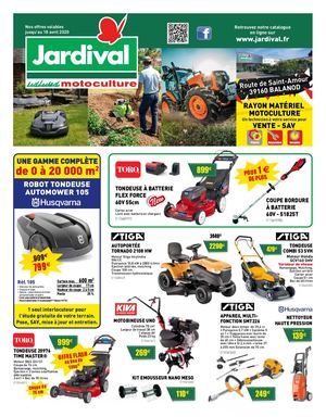 Jardival Motoculture Du 23 Mars Au 18 Avril