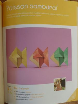Brico : Origami poisson samouraï