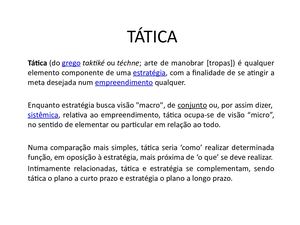 Tática