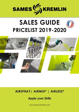 Sames Kremlin Sales Guide Emea 2019-20 Wo Prices_En