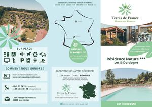 Brochure Hameaux De Pomette Location Vacances LOT DORDOGNE