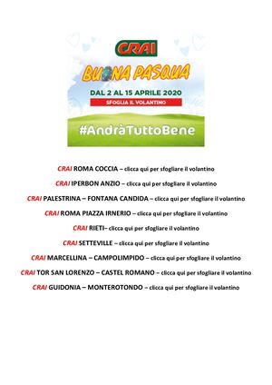 Crai volantino 2 aprile