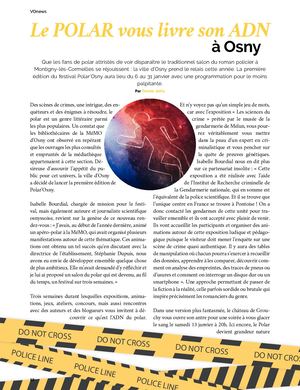 Le POLAR vous livre son ADN à Osny