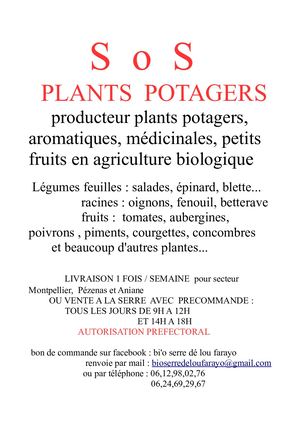 Références disponibles chez la Bio Serre Lou Farayo