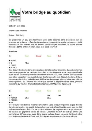13. Solutions Alain Lévy 01 04 2020